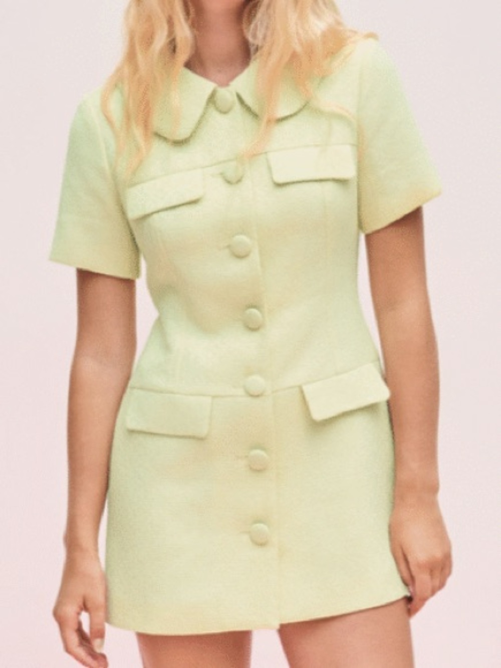 Polly Pocket X Cider tweed mini dress